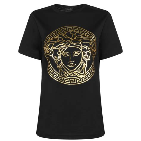 versace t shirts women|medusa t shirt women's.